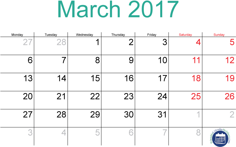 2017 March Calendar Printable - Malayalam Calendar March 2019 (842x595), Png Download