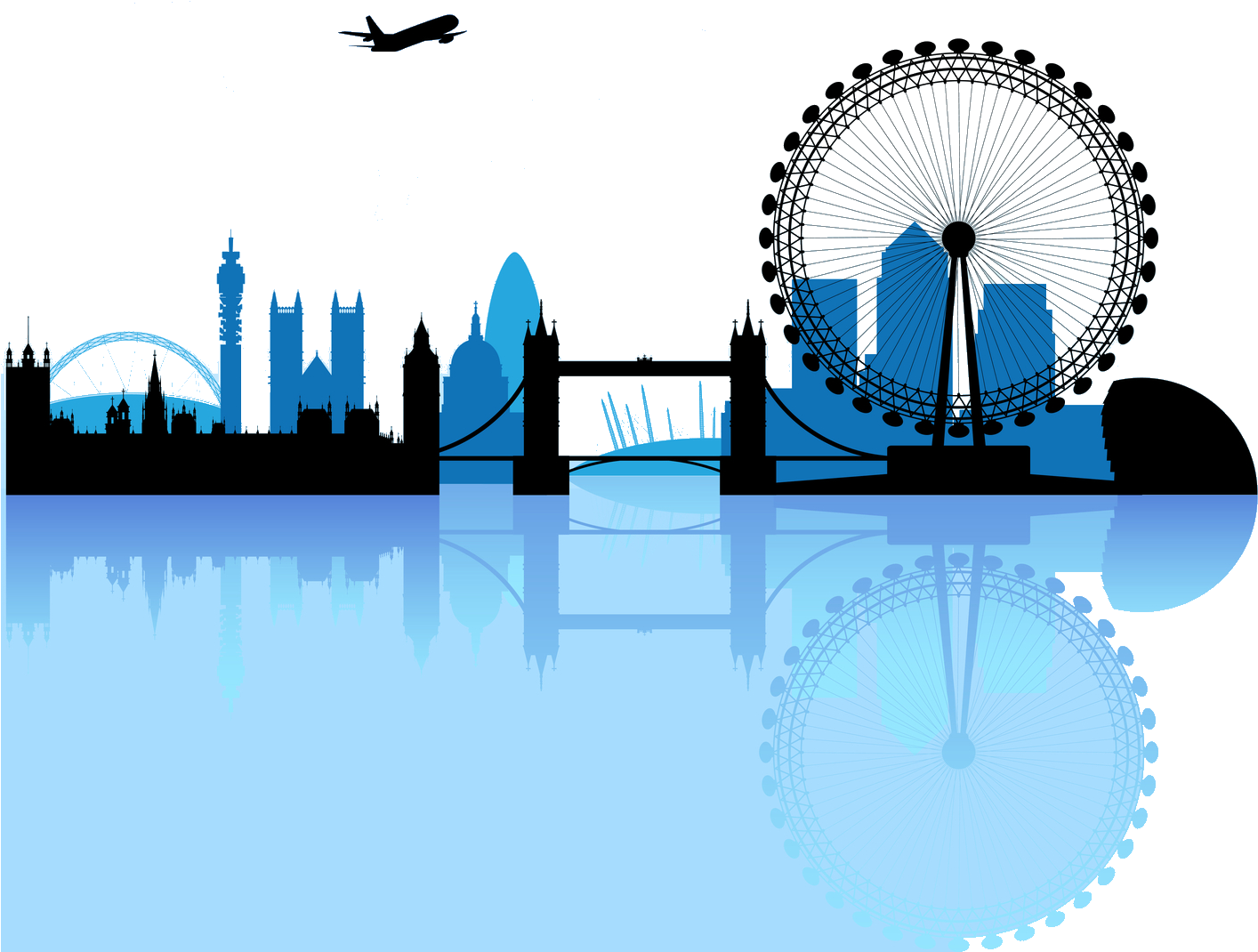 Depositphotos 3891230 M - London Skyline Silhouette (1414x1414), Png Download