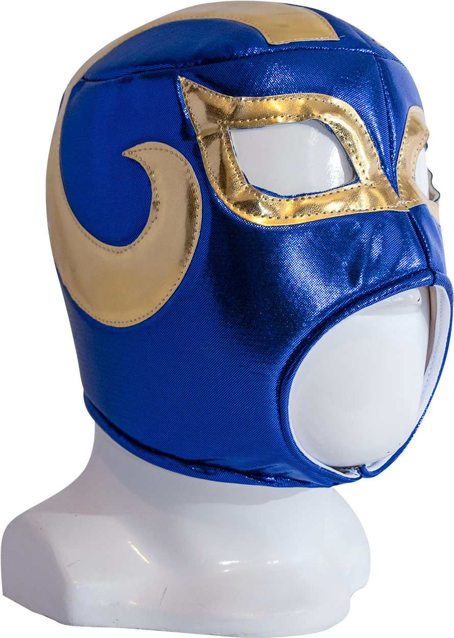 Los Angeles Rams Fan Adult Open Mouth Mask - Lucha Libre (1500x2250), Png Download