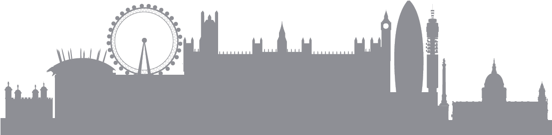 Award-winning Agency - London Skyline (1105x316), Png Download