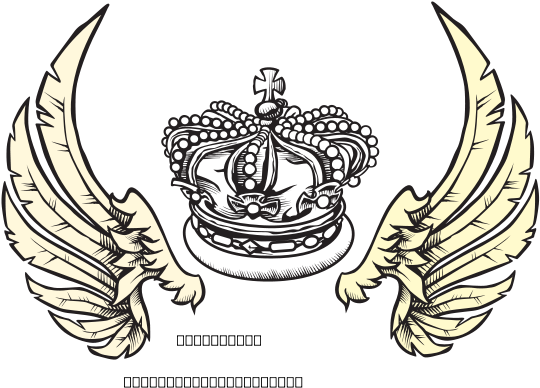 This Free Clipart Png Design Of Crown And Wings Herolday - Tattoo Coroa Com Asas (637x900), Png Download