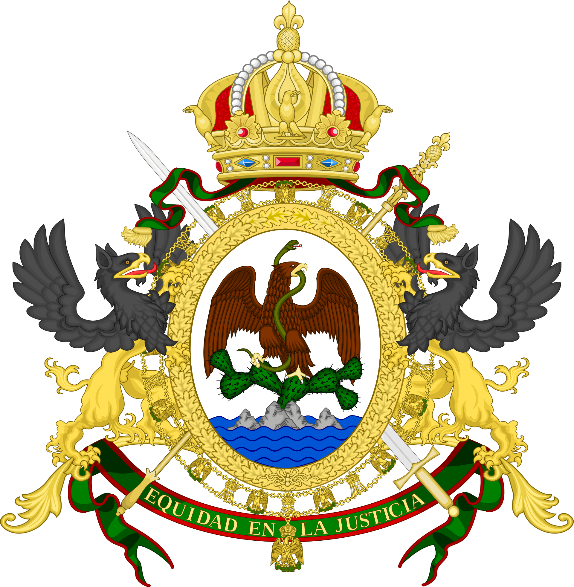 Flag: Second Mexican Empire (1920x1964), Png Download