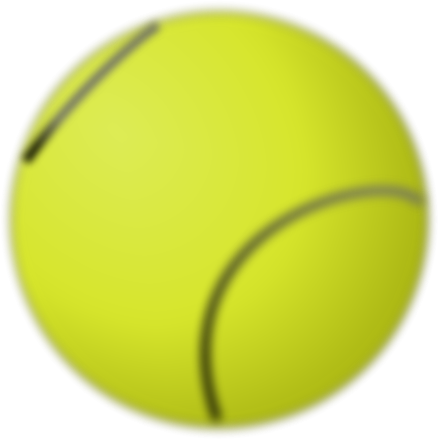 Tennis Ball Clipart Png For Web - Tennis Ball Png Cartoon (900x900), Png Download