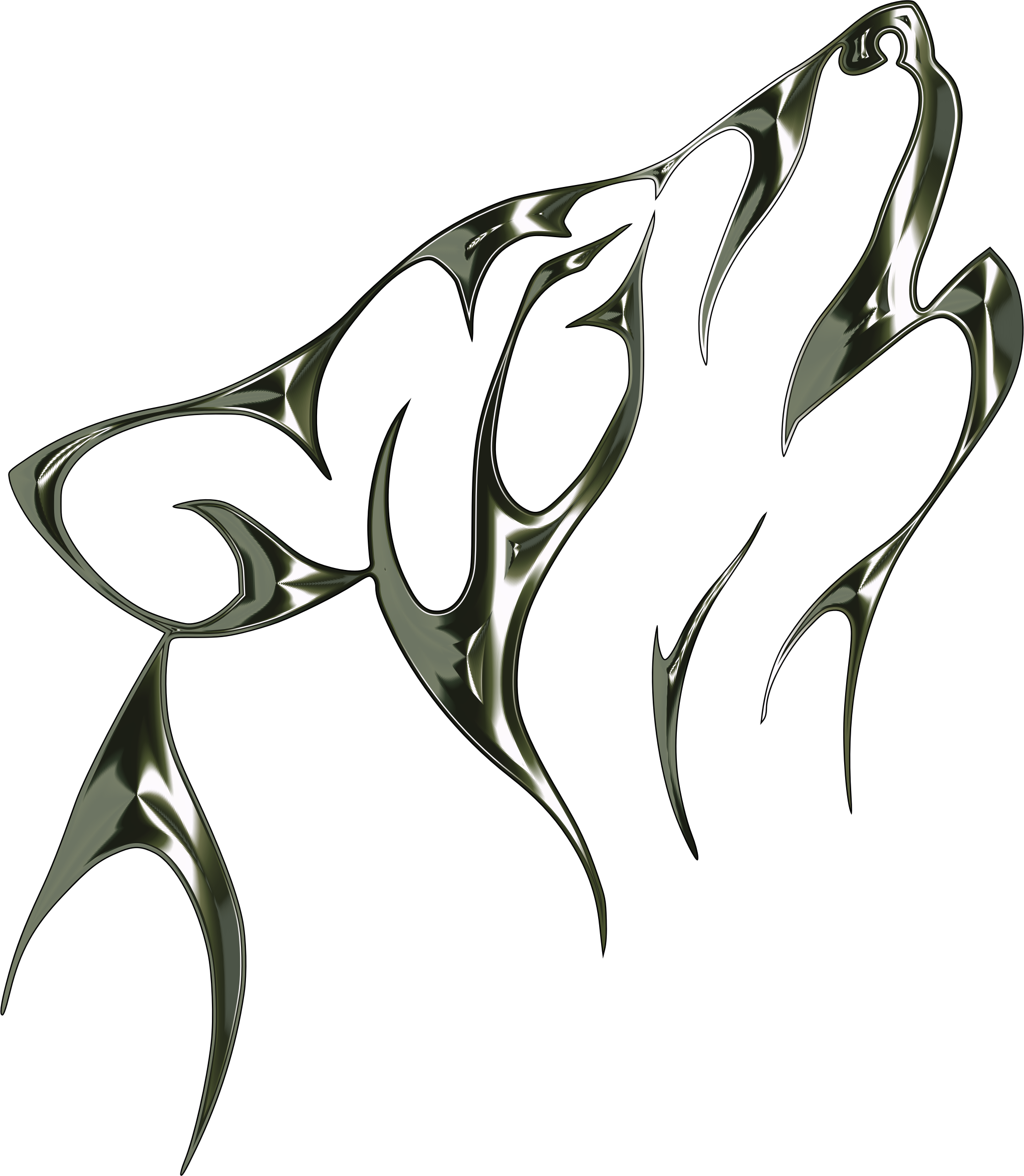 This Free Icons Png Design Of Polished Obsidian Tribal (2044x2346), Png Download