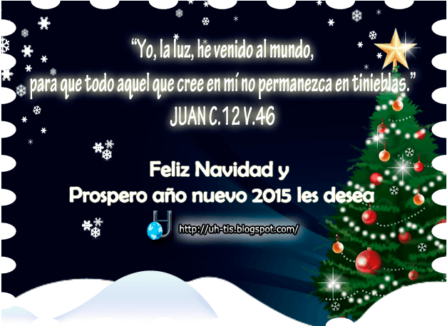 Mensaje De Navidad Y Año Nuevo 2015, Del Blog Uh T - علب ملكة (640x480), Png Download