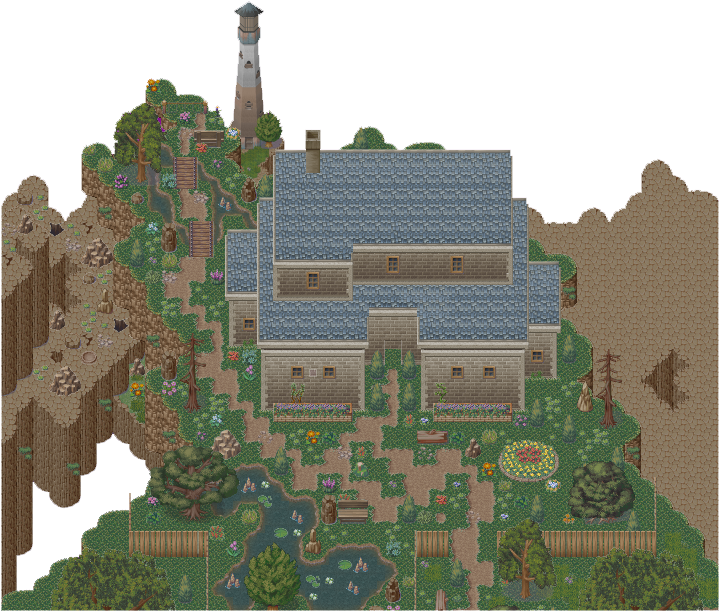 Wyles Cliff House - Wiki (718x645), Png Download