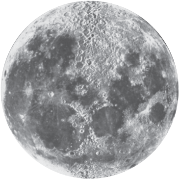 Full Moon Gobo - Blue Moon Rectangle Sticker (400x400), Png Download