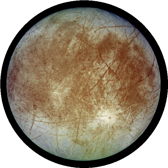 Europa Is The Second Of The Galilean Satellites And - Europa Moon Transparent (594x601), Png Download