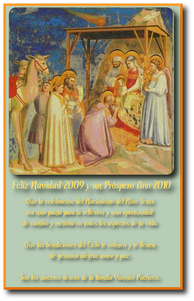 Feliz Navidad 2009 Y Próspero - Giotto (395x610), Png Download