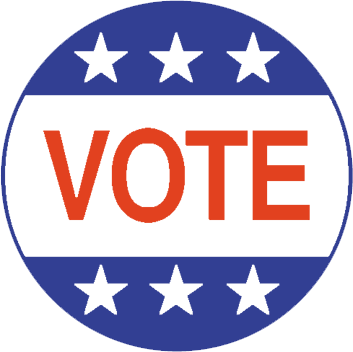 Vote Button Png Download - Voting Button Png (353x352), Png Download