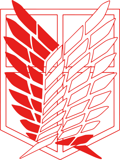 Enjoy Co-op With Players Worldwide - Attack On Titan Amblem (400x532), Png Download