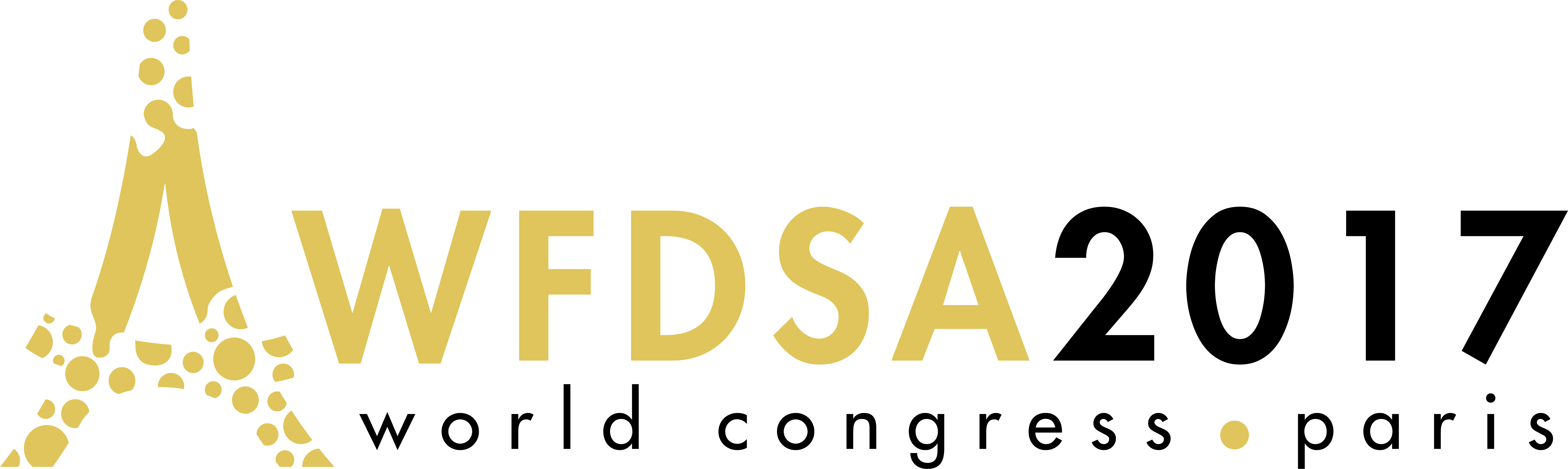 France World Congress Logo - Wfdsa 2017 (7928x2373), Png Download