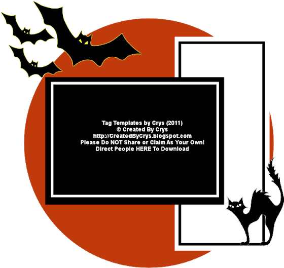 Halloween Tag Templates - Illustration (640x560), Png Download
