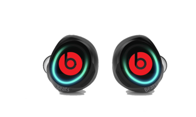 Beatsheadphones - Beats Wireless Earbuds Iphone 7 (400x300), Png Download