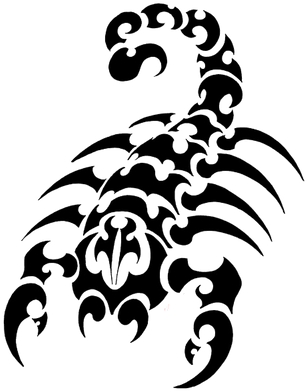 Large Scorpion Tattoo - Tattoos Png (400x400), Png Download