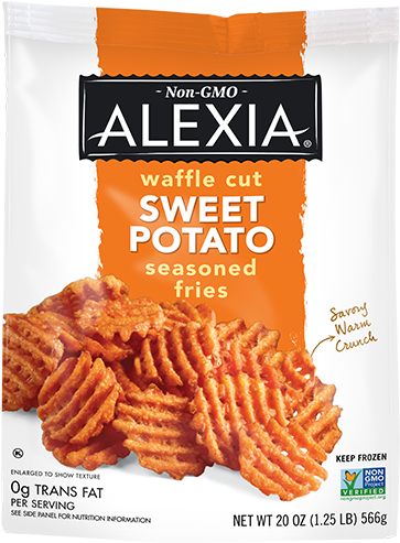 Alexia Sweet Potato Waffle Fries (500x500), Png Download