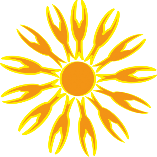 Vector Graphics - Sunflower (500x500), Png Download