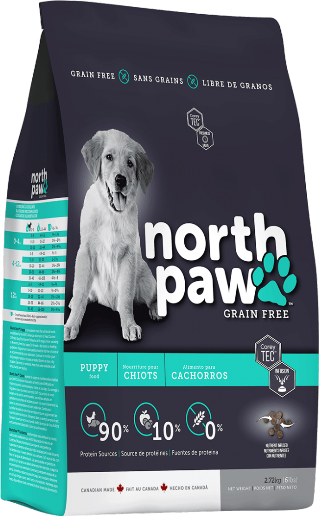 North Paw Puppy - North Paw Grain Free Puppy - 2.72 Kg (740x1090), Png Download