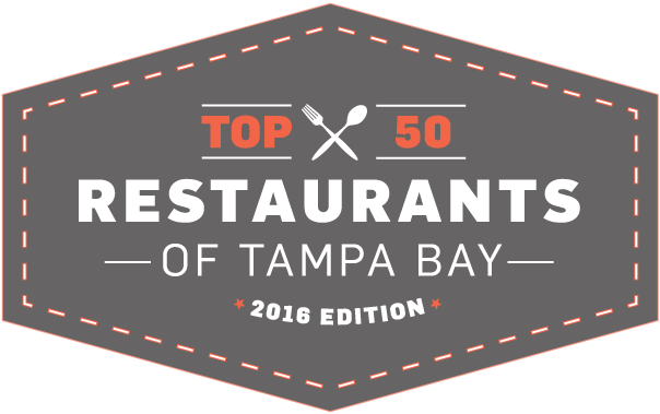Top 50 Restaurants Of Tampa Bay 2016 Edition - Best Restaurants Tampa (604x379), Png Download