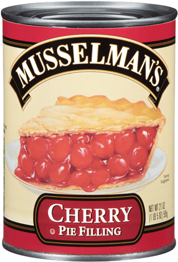 Musselman's Cherry Pie Filling, 21 Oz - Musselman Pie Filling, Cherry - 21 Oz (750x563), Png Download