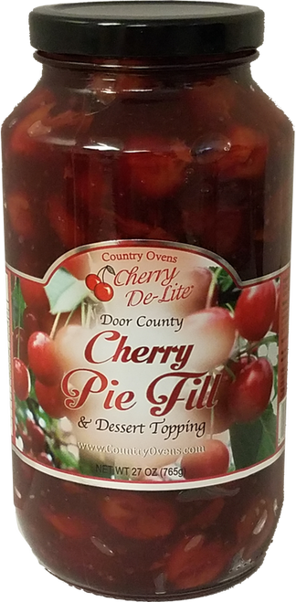 Cherry De Lite Pie Fill & Dessert Topping - Two-liter Bottle (324x659), Png Download