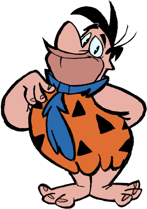 Speedy Gonzales - Fred Flintstone (500x699), Png Download
