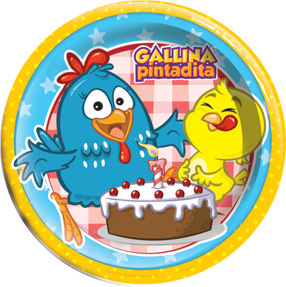 Gallina Pintadita - Baby Sticker Algum Gallina Pintadita (600x600), Png Download