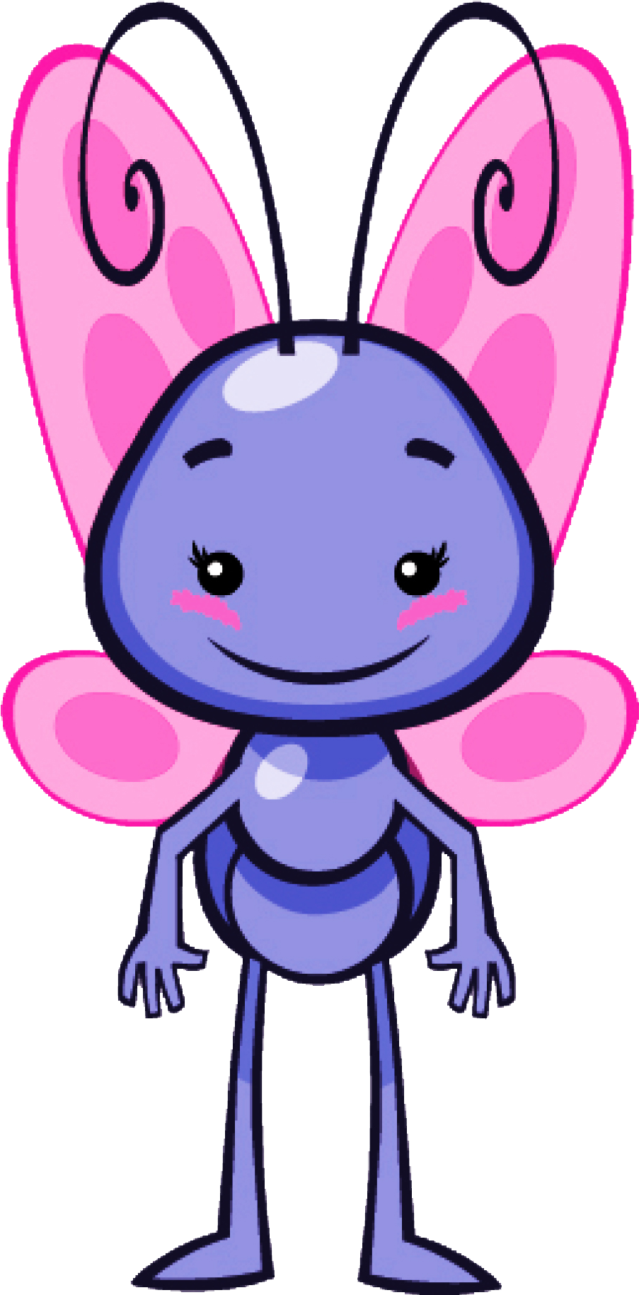 Mariana Gallina Pintadita Png - Borboletinha Da Galinha Pintadinha (998x2000), Png Download