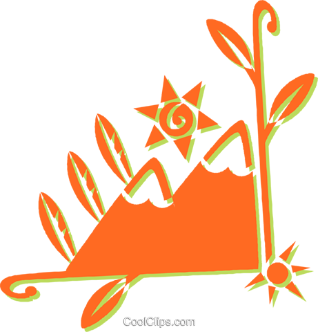 Mountains Royalty Free Vector Clip Art Illustration (461x480), Png Download