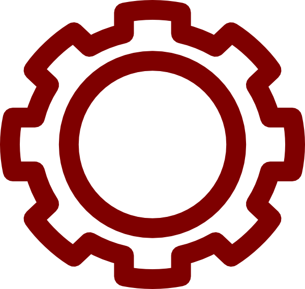 Gear Clipart Vector - Head With A Gear (600x569), Png Download