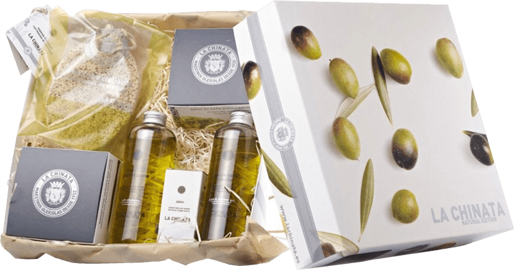 Perfumes - La Chinata Bath Gel Sachet (745x392), Png Download