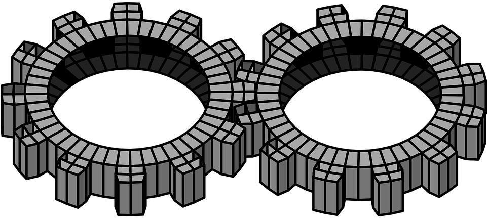 Machinery Gear Png High Quality Image - Ruedas Dentadas (960x480), Png Download