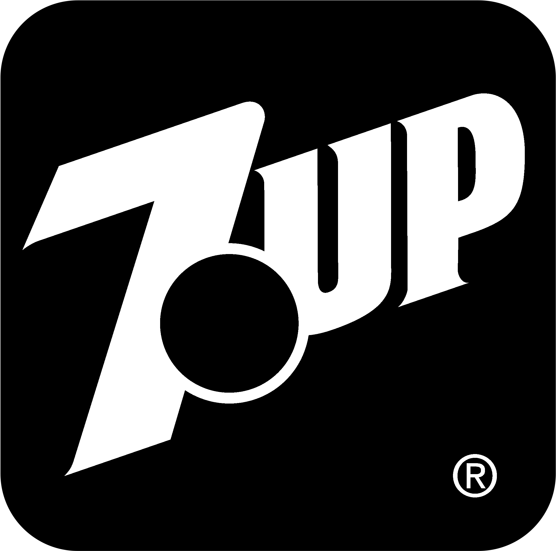 7up Logo Black And White - Fido Dido Image Vector (2400x2400), Png Download