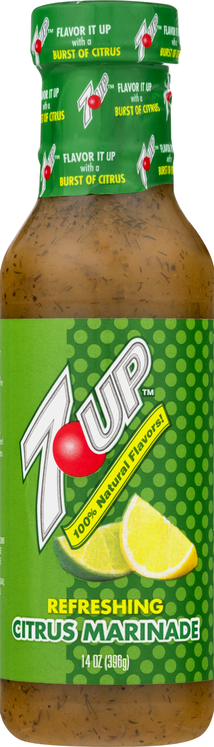 7 Up Marinade, Refreshing Citrus - 14 Oz (718x2500), Png Download