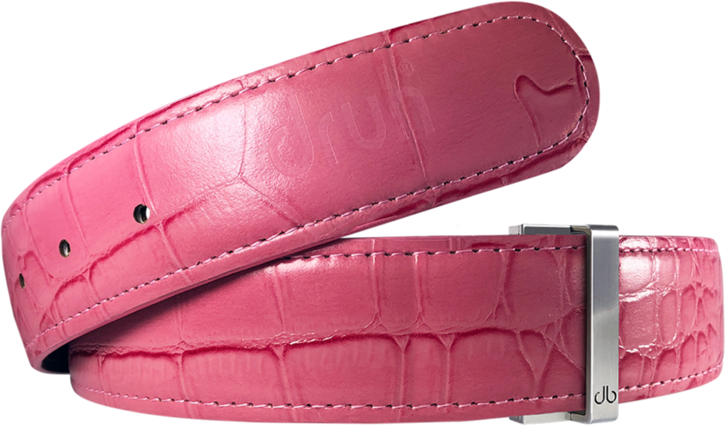 Pink Crocodile Texture Leather Belt - Belt (1024x1024), Png Download