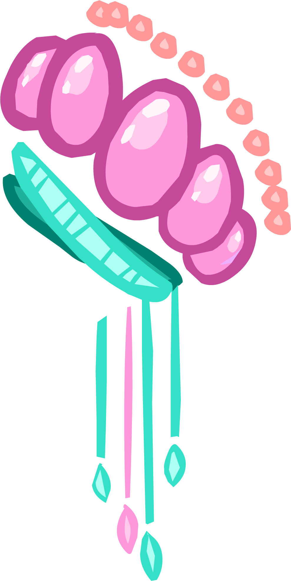 Beach Bracelet Icon - Club Penguin Pulseras (988x1971), Png Download