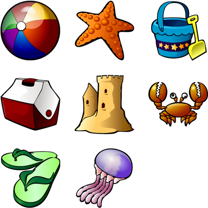 Search - Beach Icons (444x444), Png Download