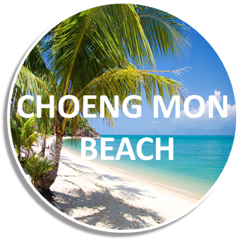 Choeng Mon Beach Icon - Caribbean (375x340), Png Download