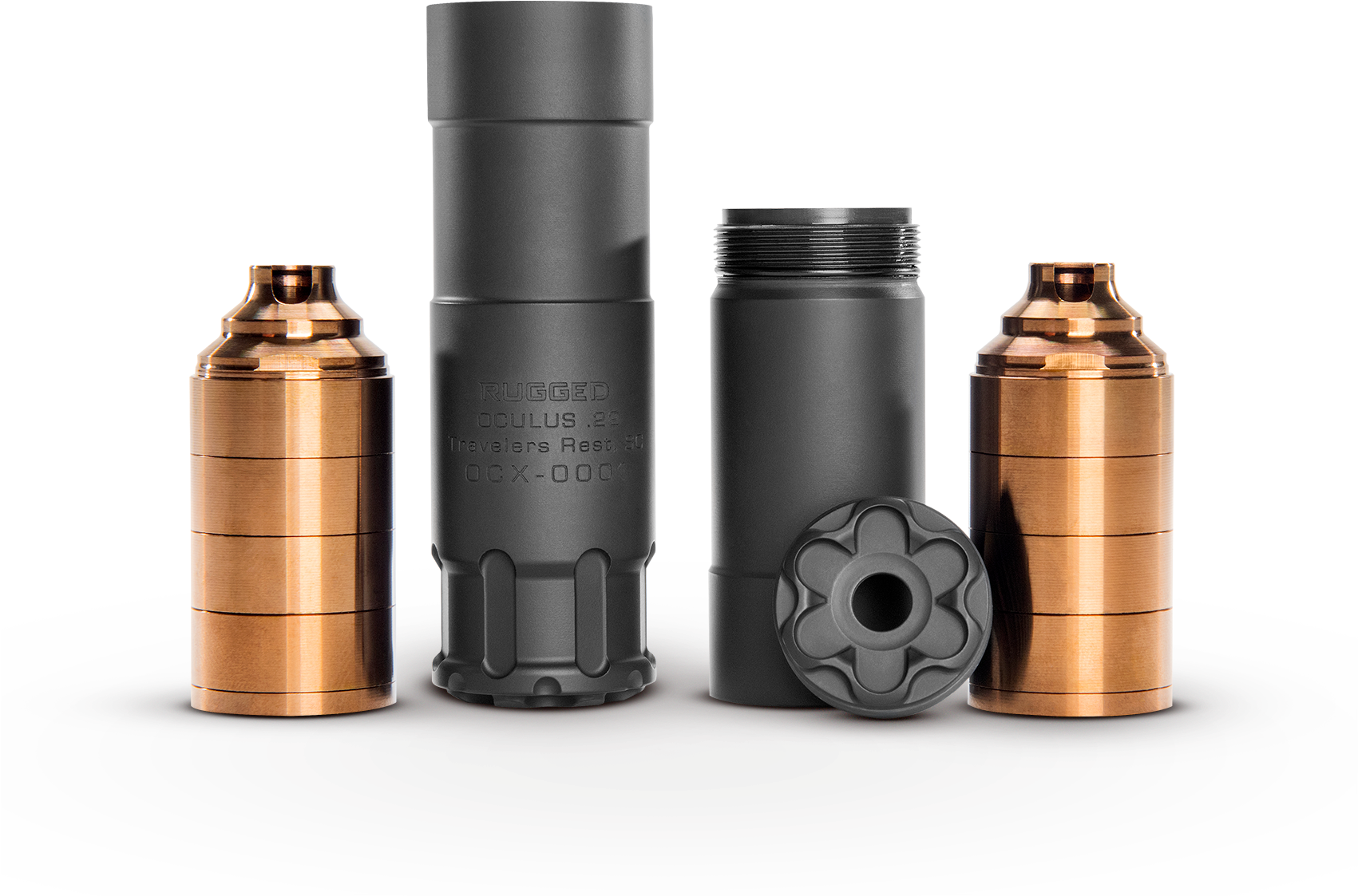 Oculus22 - Shot Show 2017 Suppressor (1700x1293), Png Download