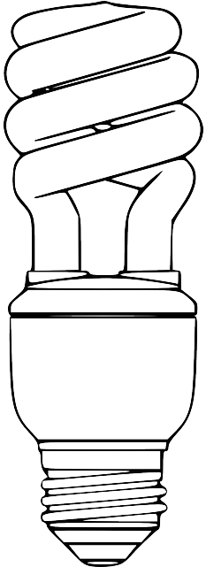 Green, Icon, Outline, Drawing, Lamp, Silhouette - Compact Fluorescent Lamp Drawing (320x640), Png Download