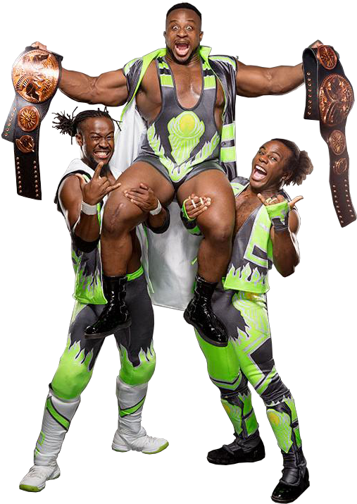 Wwe 2k17 Pro Wrestling Fandom Powered By Wikia Autos - New Day Wwe Tag Team Championship (598x722), Png Download
