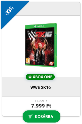 006 - 2k Games Wwe 2k16 Xbox One (289x431), Png Download