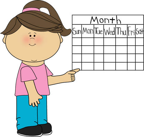 Calendar Clip Art Images Free Vector - Calendar Helper Clipart (463x439), Png Download