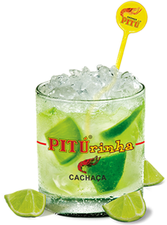 Piturinha - Copo Caipirinha Pitu (610x556), Png Download