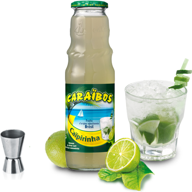 Recipe Cocktail - Caraibos Caipirinha (420x403), Png Download