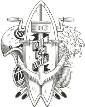Header Image 2 - Tribal Surf Draw Png (535x359), Png Download