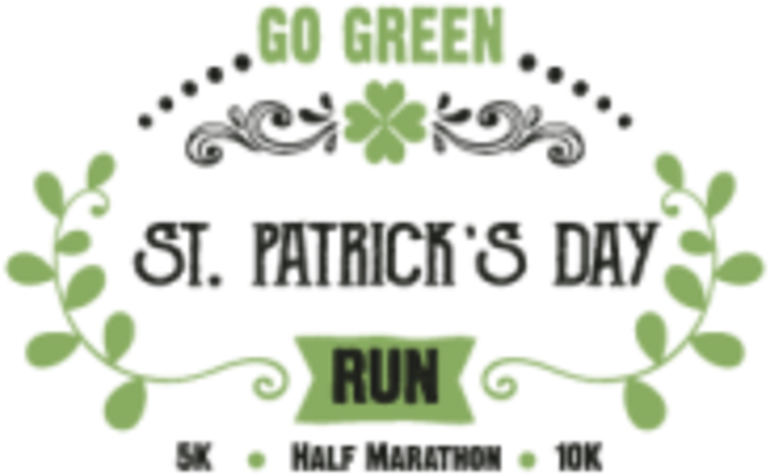 Go Green St Patrick's Day Run (800x800), Png Download