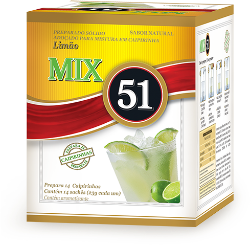 Sabe A Caipirinha Já Vem Pronta - Cachaça 51 (513x585), Png Download