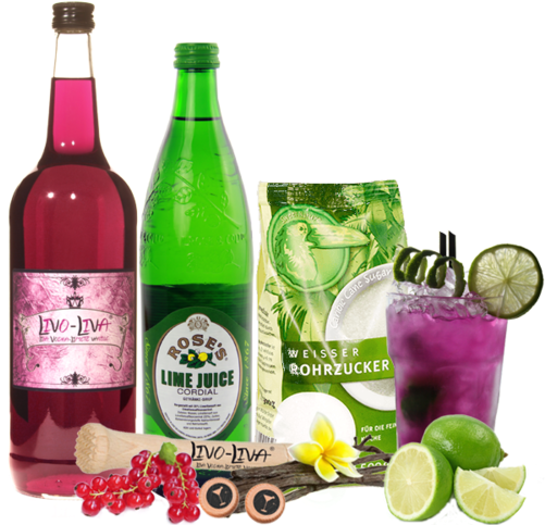 Livo Liva~lila Vodka Limette Vanille Ready To Mix~"lila - Vodka (500x500), Png Download