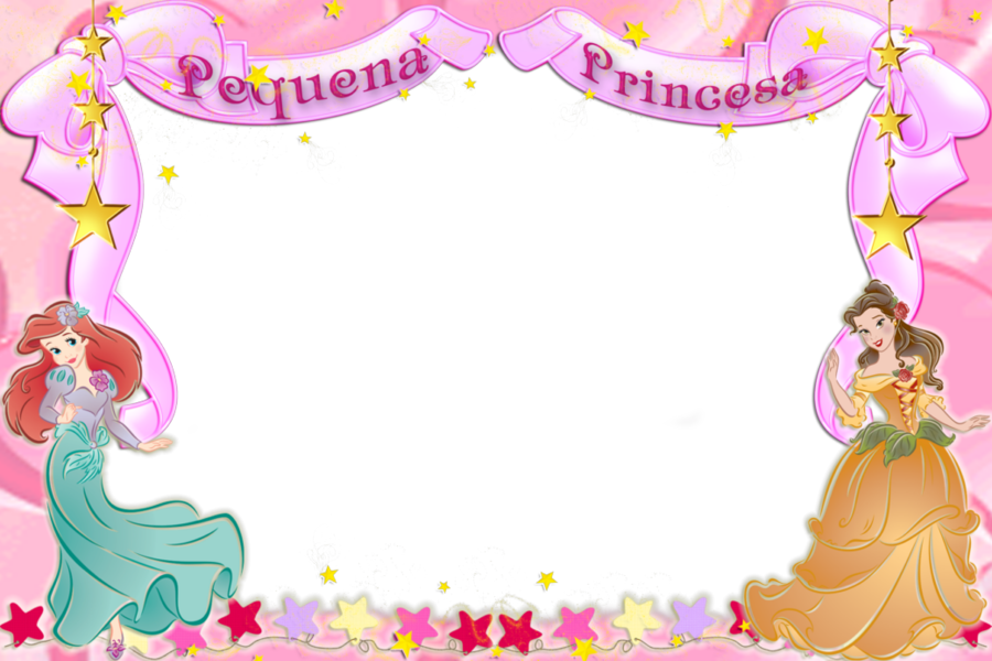 Download Marcos De Princesas Elegantes Clipart Ariel - Disney (900x600), Png Download